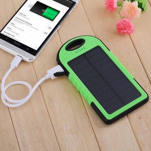 Portable Waterproof Solar Charger Double USB Power Bank