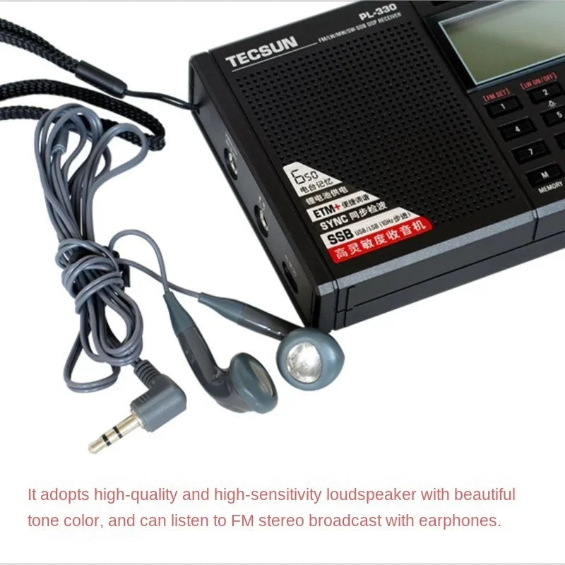 NNEOBA All-Band Portable Radio Black