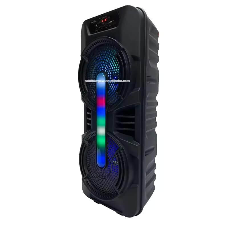Wireless Portable Outdoor Speaker 8 Inch with Wired Microphone