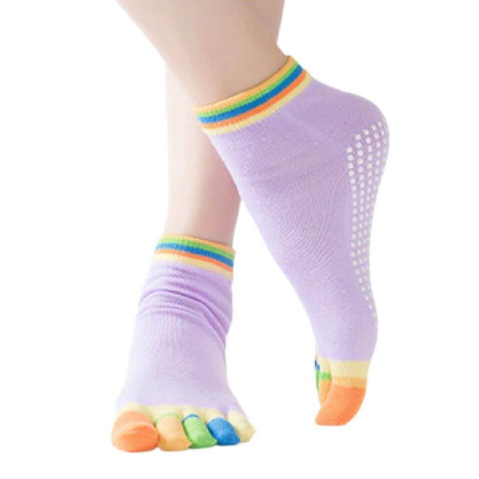 Yoga Socks Colored Toes For Yoga