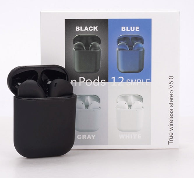 inPods 12 True Wireless Stereo V5.0 Earphones – Black