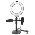 6 Inch Tripod Fill Ring Light Stand